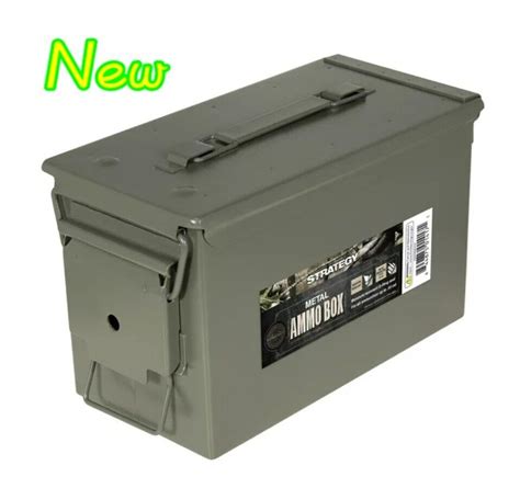 stout stuff metal ammo box|Strategy 50 Caliber Metal Ammo Storage Box 12 in. x .